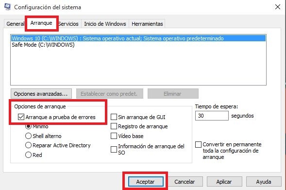 Cómo Iniciar O Arrancar Windows 10 En Modo Seguro 8825